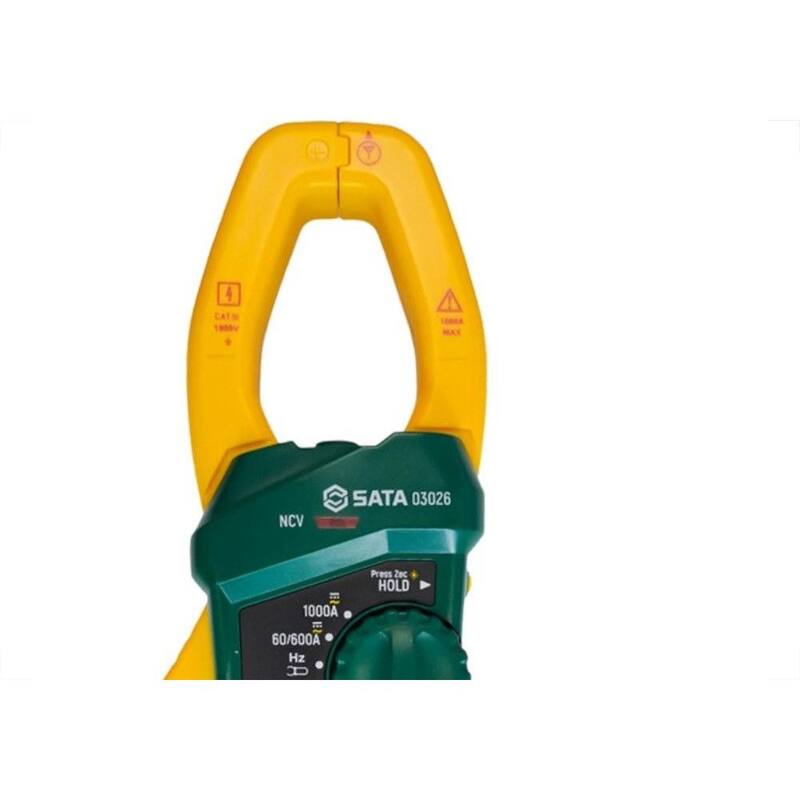 Amperimetro Alicate Digital Sata Com Estojo Cat Iii - ''1000V